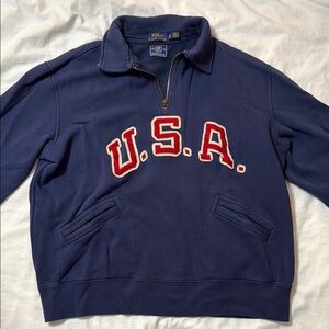 Polo by Ralph Lauren Navy USA Men's Sweater